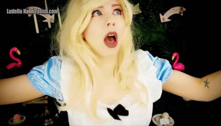 Growing Out of Wonderland - Alice GROWS into a TOWERING Giantess Goddess - A Cosplay Parody with Clothing Destruction, SFX, & Multiple Growths - HD MP4 1080p