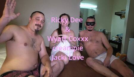 Ricky Dee and Wyatt Coxxx creampie Jacki Love (1080p)
