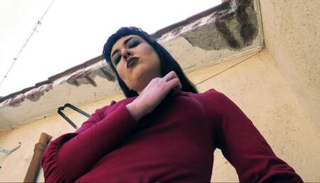 Mocked by a Giantess, giants ass and pussy