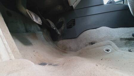 Drive in Glossy High Heel Sandals Side View #2 WMV