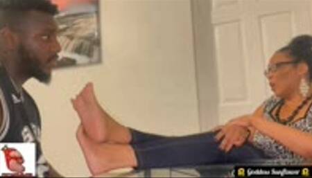 Lick my feet to keep your job