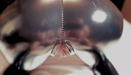 Amateur redheaded milf in latex doggystyle fucked with huge cumshot - pov 4k