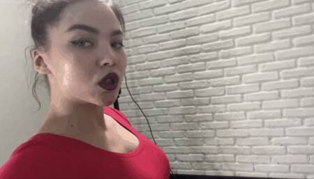 26r  Princess Rebecca Then I'll spit in your face, you'll lick my smelly socks (4k)