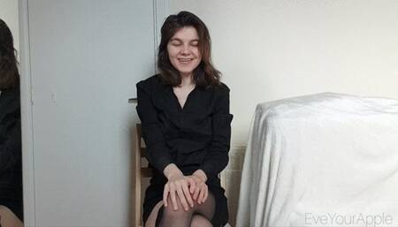 Sexy Secretary Masturbating