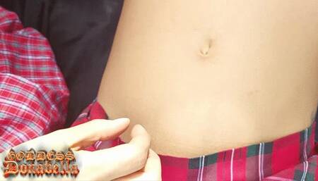 2 TEENAGE STUDENTS STUDY NAVEL ANATOMY IN EROTIC PRtATICE FULL