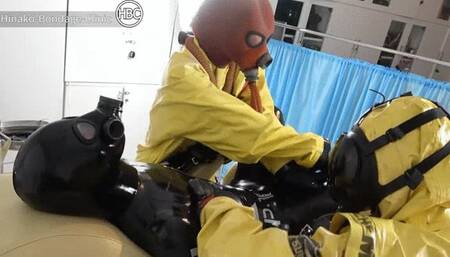Hazmat Suit and Wet Suit Threesome!