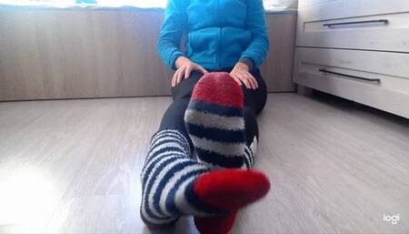 Winter cozy warm socks to cam mp5