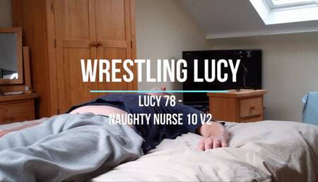 Lucy 78 - Naughty Nurse 10 - More Black Stockings Therapy View 3 - Closeup