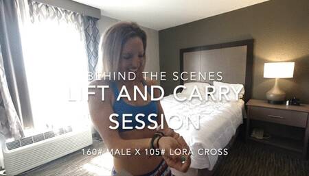 Behind The Scenes - Lift and Carry Compilation with160 lb Man