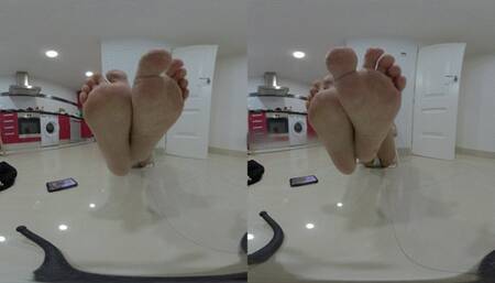 dirty feet and white look for u