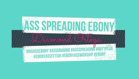 Ass Spreading Ebony
