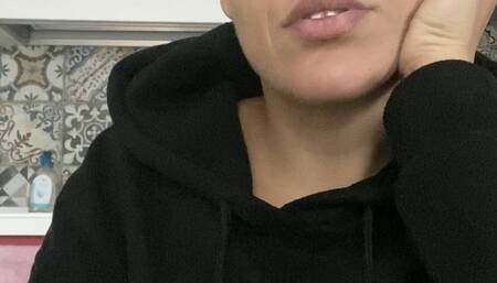 hitting the table gently with my nails