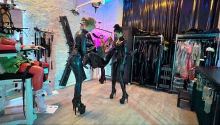 Latex ladies and Strapons