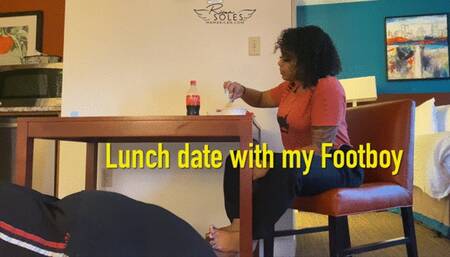 Lunch date with my Footboy