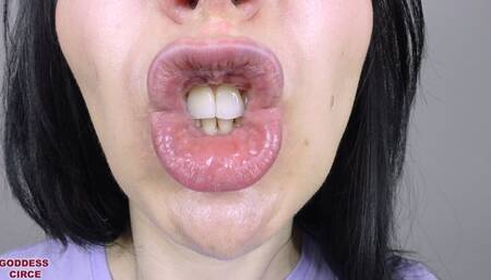 SQUARE LIPS, NO LIPSTICK (Video request)