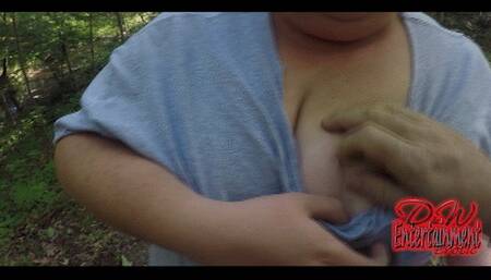 Naughty Hike in the Woods with a Hot BBW AVI