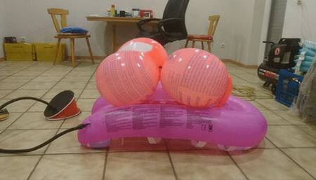 Luftmatratze mit Clogs aufpumpen Vol 3