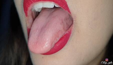 Licking Nutella spoon