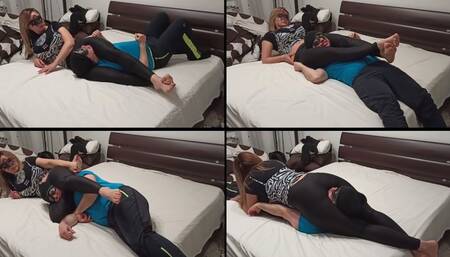 64)  Scissor leggings!