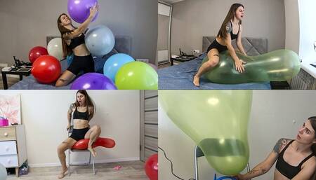 Katya Nicky sit to pop in her bedroom