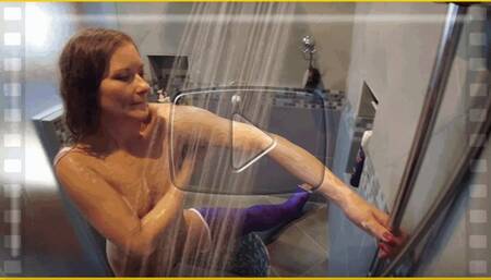 Adina's LLC Shower & Toe Sucking Masturbation