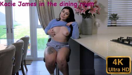 Kacie James in the dining room (4k)