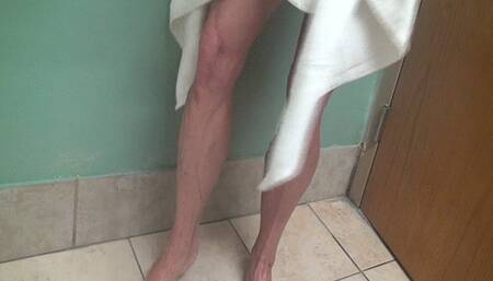 Tempest towels off calves