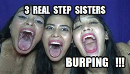 BURPING FETISH 220521KVIO VIOLET AND HER TWO REAL STEPSISTERS BURPING AND FOOLING AROUND HD WMV
