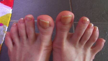 Long Toenail, Toe Footjob JOI