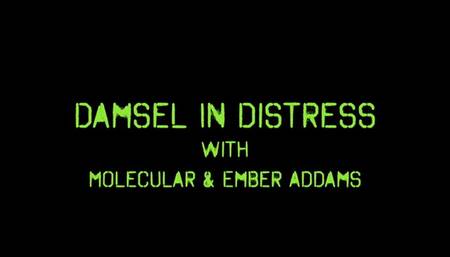Struggling Damsel with Ember Addams