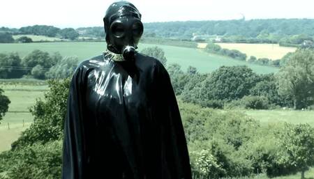 Latex Girl In Heavy Rubber Outfit Masturbates Outdoor - Part 1 of 2