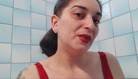 Mistress Roberta - Panty worship and pee pov