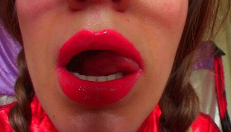 Worship Shiny Kissing Lips