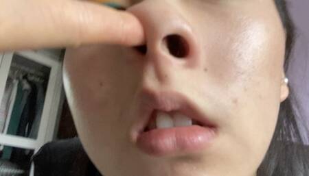 Aurora Shows You How She Picks Her Nose