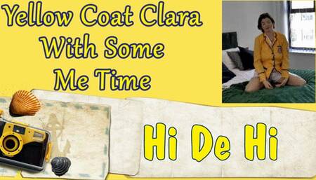 Yellow Coat Clara with Some Me Time