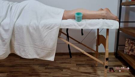 Stuck while getting a massage