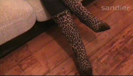 Cum in pointy leopard boots shoejob mkv