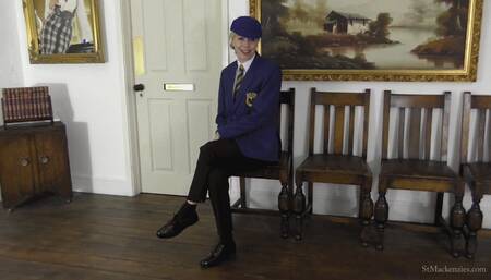 Sexy School Girl Lucy Teases You As She Strips Out Of A Boy’s School Uniform