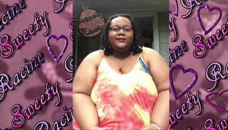 Ebony SSBBW Smokes Outside