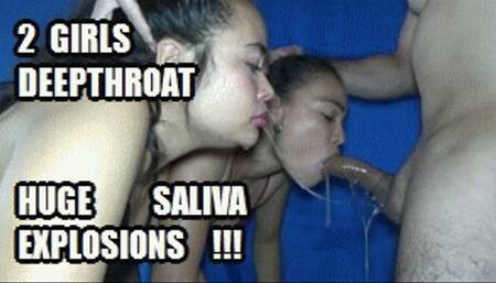 DEEP THROAT SPIT FETISH 220528H VIOLET SARAI 2 GIRLS REAL STEPSISTERS IRRUMATIO NON PUKE HUGE AMOUNTS OF SALIVA HD MP4