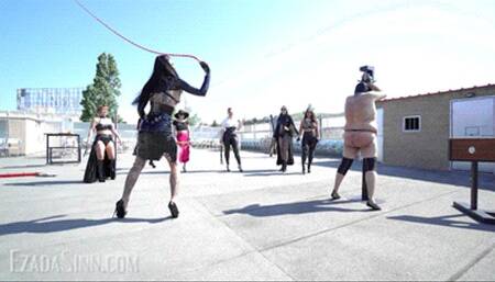 Whipped by 7 Ladies at once