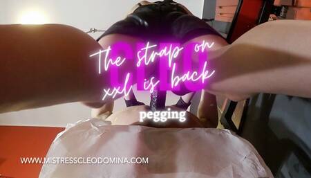 Cleo Domina - The strap on xxl is back- pegging