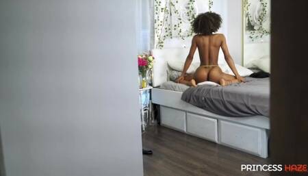 Spying on your Hot Step Sister Masturbate after a Long a Day