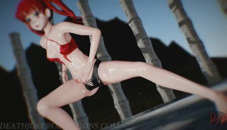 MMD R18+ Kuroko B B F Beach Stage 1160