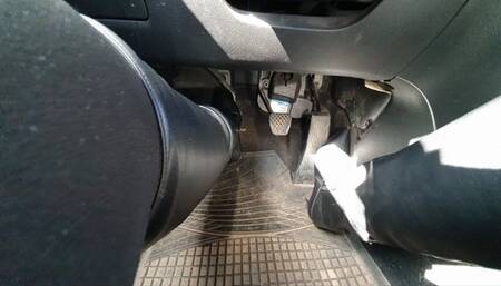 Honda Above the Pedal Drive in Guess Boots