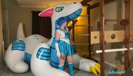 Sailor Mercury Escapes Ayru & The Snake Attacks