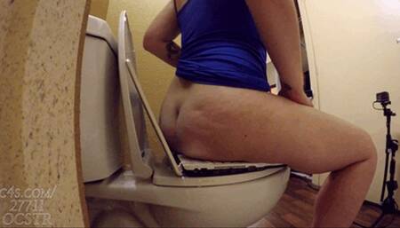 Tilly McReese Bladder Emptied on your Laptop - Side View 4K