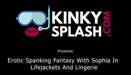 Erotic Spanking Fantasy With Sophia In LJs and Lingerie