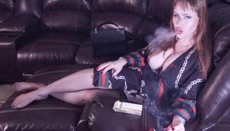 Luxuriating w Smoke in Silence