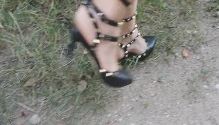 Messy Under Pedal Drive in Low Heels WMV